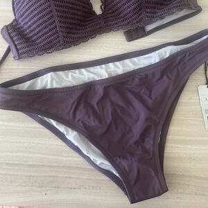 Shade & Shore Low Coverage Bikini Bottom Purple